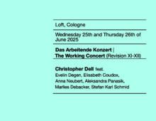 Das Arbeitende Konzert/ The Working Concert Revision I – (x)