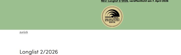 »DLW: Live at Salle Cortot« nominated for Preis der deutschen Schallplattenkritik in 3 categories